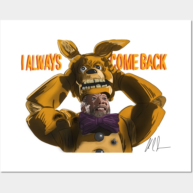 Five Nights At Freddy's: William Afton Wall Art by 51Deesigns